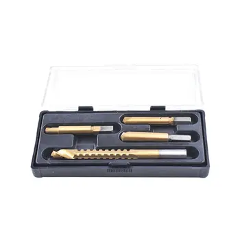 4Pcs/set Broken Head Screw Extractor With Sawing Drill Plastic Boxed Combination Woodworking Hole Opener Tool Set
4Pcs/set Broken Head Screw Extractor With Sawing Drill Plastic Boxed Combination Woodworking Hole Opener Tool Set