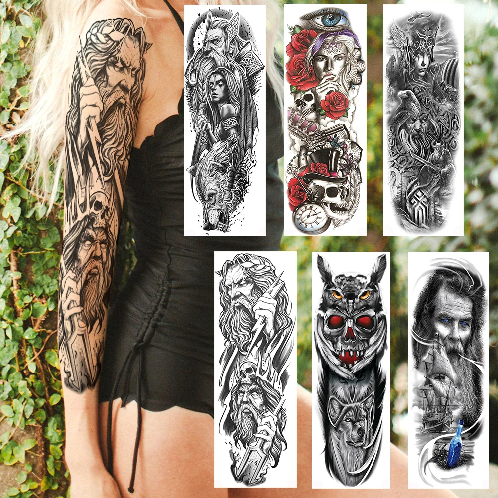 Full Arm Black Knight Temporary Tattoos Sticker For Men Boys Extra Large Fake Rose Military Body Art Sleeve Decoration Tatoos
Full Arm Black Knight Temporary Tattoos Sticker For Men Boys Extra Large Fake Rose Military Body Art Sleeve Decoration Tatoos
