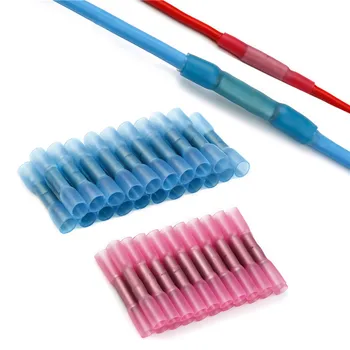 100PCS Heat Shrink Butt Terminals Insulated Electrical Wire Connectors AWG 22-14 Waterproof Cable Crimping Terminals Connector
100PCS Heat Shrink Butt Terminals Insulated Electrical Wire Connectors AWG 22-14 Waterproof Cable Crimping Terminals Connector
