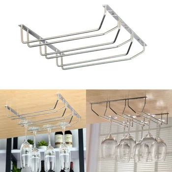 Wine Glass Rack Cup Stemware Storage Hanging Holder For Home Shelf Under Cabinet
Wine Glass Rack Cup Stemware Storage Hanging Holder For Home Shelf Under Cabinet
