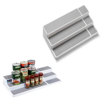 3-Levels Expandable Shelf New Horizontal Pull Stretch Three-Layer Step Seasoning Storage Rack Household Items Kitchen Rack
3-Levels Expandable Shelf New Horizontal Pull Stretch Three-Layer Step Seasoning Storage Rack Household Items Kitchen Rack