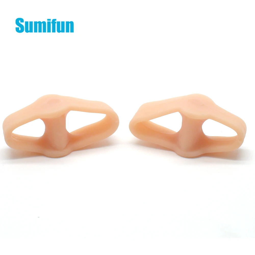 2Pcs Two Holes Silicone Gel Toe Separator Pedicures Soft Hallux Valgus Bunion Corrector Thumb Straightener Foot Care Tool Z56801
2Pcs Two Holes Silicone Gel Toe Separator Pedicures Soft Hallux Valgus Bunion Corrector Thumb Straightener Foot Care Tool Z56801