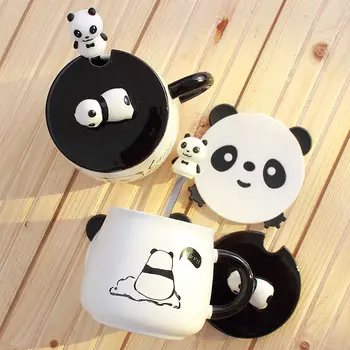 Panda Mug Coffee Breakfast Cup Large Capacity Water Glass Milk Cup Creative Cartoon Ceramic Cup with Lid with Spoon Coffee Cup
Panda Mug Coffee Breakfast Cup Large Capacity Water Glass Milk Cup Creative Cartoon Ceramic Cup with Lid with Spoon Coffee Cup