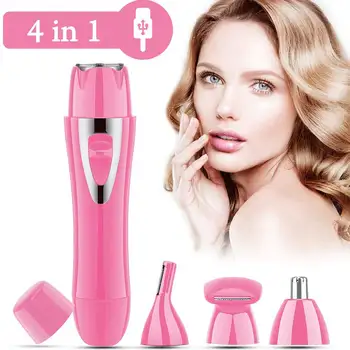 Hair Remover Lady Shaver USB Charging 4 In 1 Painless Waterproof Smooth Facial Hair Remover Shaver Body Shaver
Hair Remover Lady Shaver USB Charging 4 In 1 Painless Waterproof Smooth Facial Hair Remover Shaver Body Shaver
