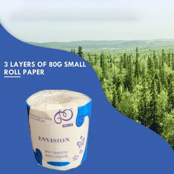 2020 3 Layers of 80g Small Roll Paper Natural Paper Towels Portable High Quality Toilet Paper for Office for Family
2020 3 Layers of 80g Small Roll Paper Natural Paper Towels Portable High Quality Toilet Paper for Office for Family
