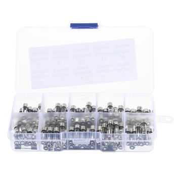 New 100pcs 5*20mm Fast Blow Glass Tubes Fuses Assorted Kit with Case 250V Amp 0.2A,0.5A,1A,2A,3A,5A,8A,10A,15A,20A
New 100pcs 5*20mm Fast Blow Glass Tubes Fuses Assorted Kit with Case 250V Amp 0.2A,0.5A,1A,2A,3A,5A,8A,10A,15A,20A