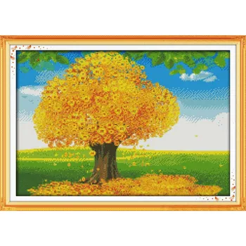 Cross Stitching Money Tree Counted Cross Stitch DMC Cross Stitch DIY Cross Stitch Kits Embroidery for Needlework Crafts
Cross Stitching Money Tree Counted Cross Stitch DMC Cross Stitch DIY Cross Stitch Kits Embroidery for Needlework Crafts