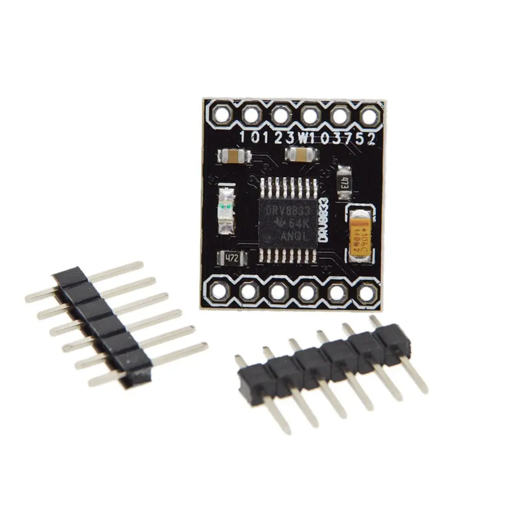 Over-Current Protect DRV8833 2 Channel DC Motor Driver Module Board 1.5A 3V-10V H-Bridge Module
Over-Current Protect DRV8833 2 Channel DC Motor Driver Module Board 1.5A 3V-10V H-Bridge Module