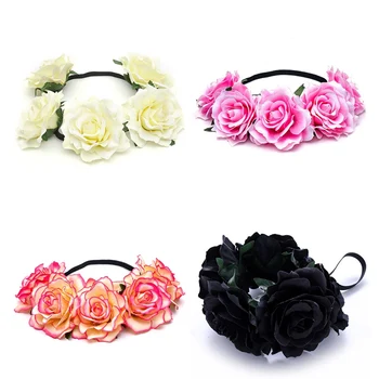 1 Pcs Floral Rose Flower Headdress Hair Hoop Women Fashion New Headband Velvet Handmade Bride Wreath Garland Wedding Headwear
1 Pcs Floral Rose Flower Headdress Hair Hoop Women Fashion New Headband Velvet Handmade Bride Wreath Garland Wedding Headwear