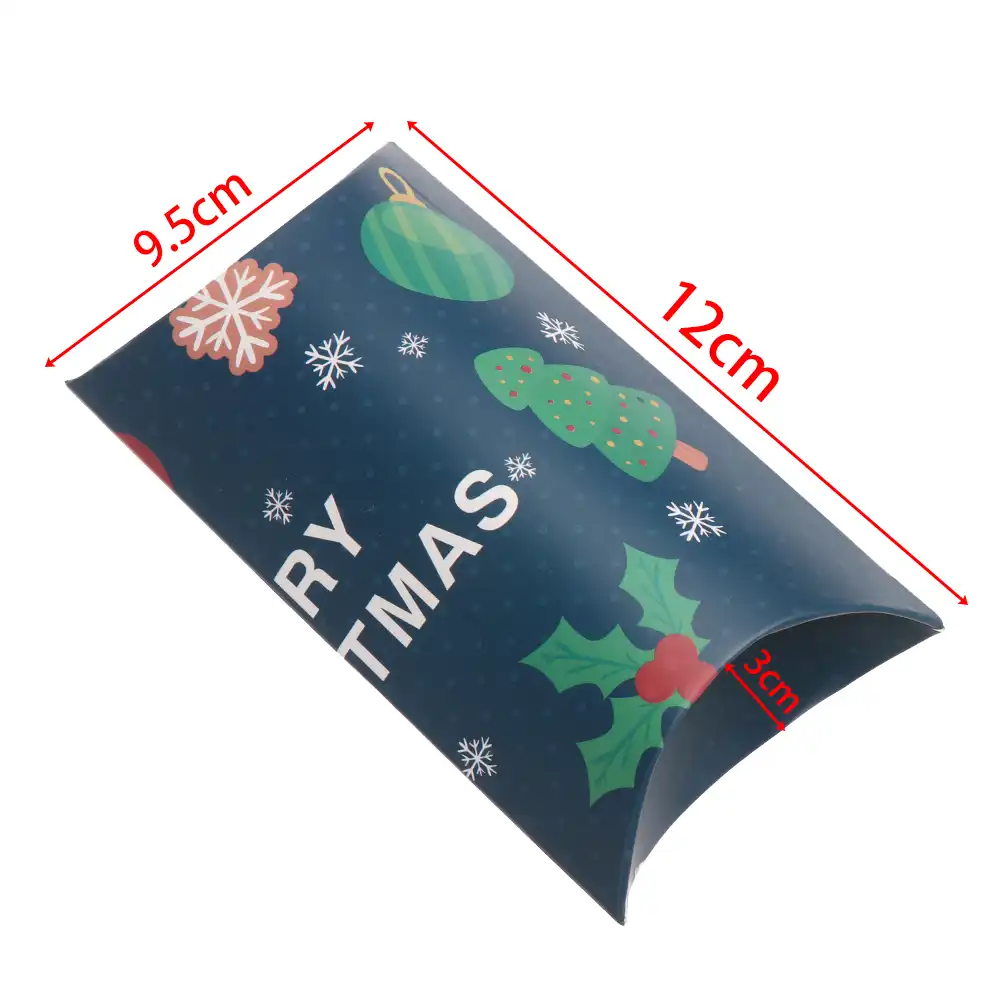 christmas gift pillow shape box xmas tree elk christmas candy
