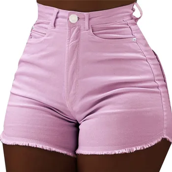 Women Fashion Tassel High Waist Denim Shorts Vintage Push Up Summer Sexy Casual Pocket Short Jeans Ladies pants Club Shorts 
Women Fashion Tassel High Waist Denim Shorts Vintage Push Up Summer Sexy Casual Pocket Short Jeans Ladies pants Club Shorts