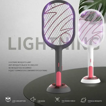 New Electric Insect Racket Swatter Zapper USB Rechargeable Mosquito Swatter Kill Fly Bug Zapper Killer Trap
New Electric Insect Racket Swatter Zapper USB Rechargeable Mosquito Swatter Kill Fly Bug Zapper Killer Trap