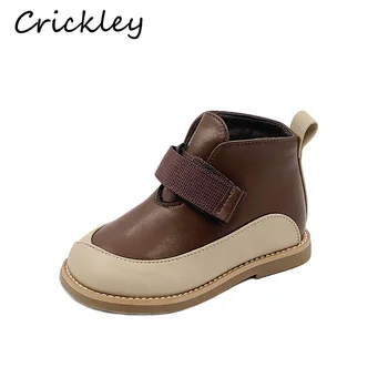 Autumn Winter Plush Baby Boys Girls Fashion Boots Warm Soft PU Leather Kids Boots Hook Loop Toddler Children First Walkers
Autumn Winter Plush Baby Boys Girls Fashion Boots Warm Soft PU Leather Kids Boots Hook Loop Toddler Children First Walkers