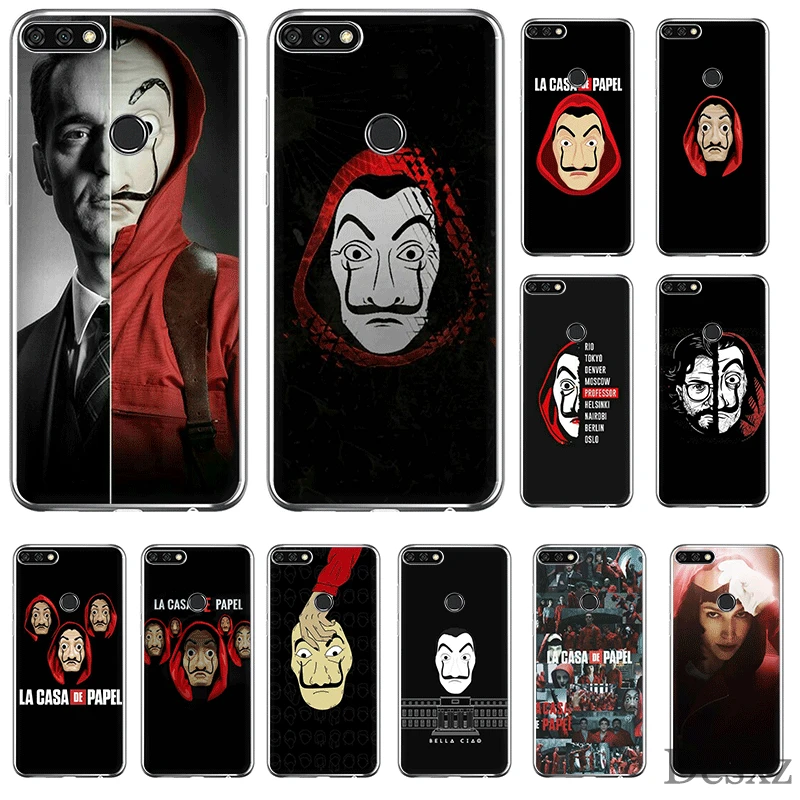 Mobile Phone Case For Huawei Honor 7A 7C 7X 6A 8 8X 8C 9 9X View 20 Note 10 Lite Cover TV Series Money Heist House Of Paper
Mobile Phone Case For Huawei Honor 7A 7C 7X 6A 8 8X 8C 9 9X View 20 Note 10 Lite Cover TV Series Money Heist House Of Paper