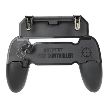 W11+ Smart Phone Gaming Controller Gamepad Joysticks Fire Button Aim Key L1 R1 Trigger w/Stand Holder Bracket for PUBG Game
W11+ Smart Phone Gaming Controller Gamepad Joysticks Fire Button Aim Key L1 R1 Trigger w/Stand Holder Bracket for PUBG Game
