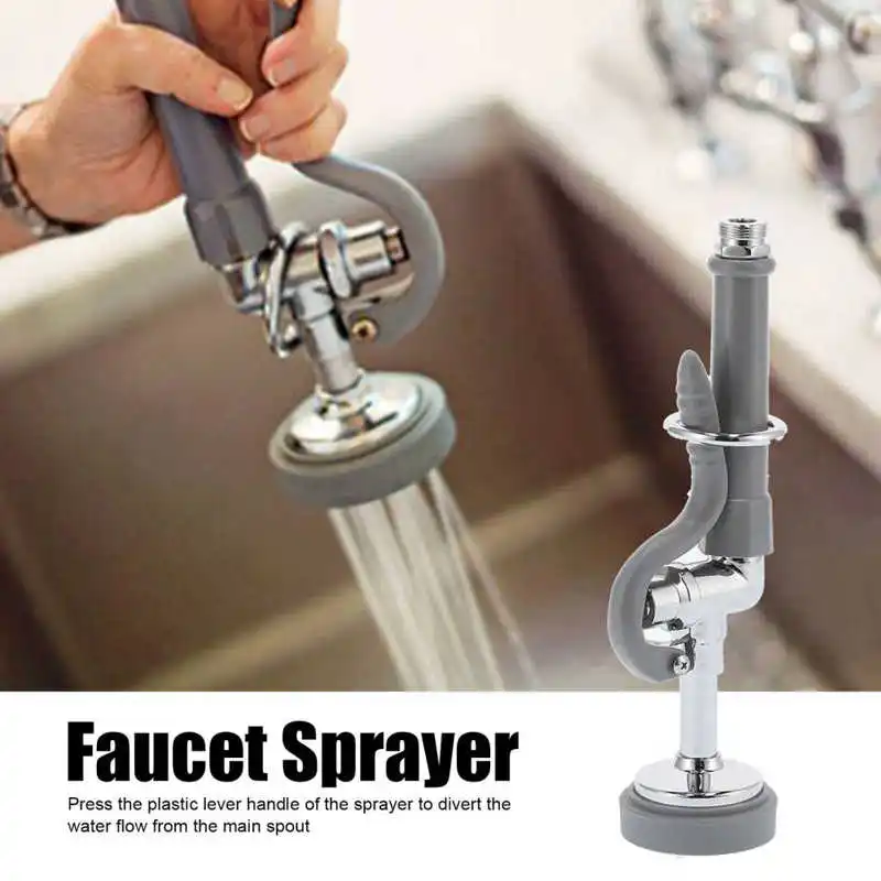 Commercial Faucet Rinse Sprayer High Pressure Flexible Hose Spray Head Replacement High Pressure Rinse Sprayer Faucet Accessory
Commercial Faucet Rinse Sprayer High Pressure Flexible Hose Spray Head Replacement High Pressure Rinse Sprayer Faucet Accessory