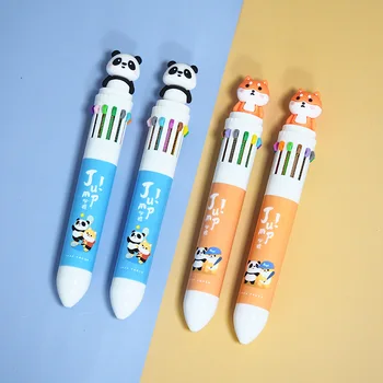 2 pcs/lot 0.7mm Cute Panda Shiba Inu 12 Color Ballpoint Pen Kawaii Novelty Funny Pens for Writing School Office Supplies 
2 pcs/lot 0.7mm Cute Panda Shiba Inu 12 Color Ballpoint Pen Kawaii Novelty Funny Pens for Writing School Office Supplies