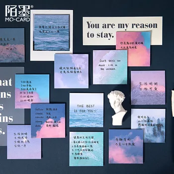 60pcs Sky Mountain Forest Memo Pad Deco Sticky Notes Notepad Diary Stationary Scrapbooking Memo Paper Ocean Cloud N Times Sticky
60pcs Sky Mountain Forest Memo Pad Deco Sticky Notes Notepad Diary Stationary Scrapbooking Memo Paper Ocean Cloud N Times Sticky