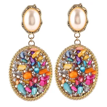 2020 Hot Sale Aretes Earing Brinco And The Color Restoring Ancient Ways Geometric Natural Stone Earrings Metal Pendant Jewelry
2020 Hot Sale Aretes Earing Brinco And The Color Restoring Ancient Ways Geometric Natural Stone Earrings Metal Pendant Jewelry
