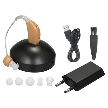 Hearing Aids Sound Amplifier Hearing Enhancement Device with Charging Base Cleaning Brush Silicone Ear Plugs for Adults &Seniors
Hearing Aids Sound Amplifier Hearing Enhancement Device with Charging Base Cleaning Brush Silicone Ear Plugs for Adults &Seniors