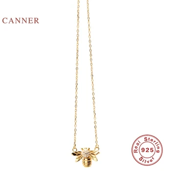 CANNER INS Wind C Type Insect Bee 925 Sterling Silver Necklace For Women 2020 Gold 18k Jewelry Chain Choker Necklace Collares
CANNER INS Wind C Type Insect Bee 925 Sterling Silver Necklace For Women 2020 Gold 18k Jewelry Chain Choker Necklace Collares