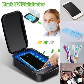 Masks Ultraviolet Sterilizer Box Uvc Light Portable Automatic Disinfection Box Blacklight for Mobile Phone Masks Make Up Tools
Masks Ultraviolet Sterilizer Box Uvc Light Portable Automatic Disinfection Box Blacklight for Mobile Phone Masks Make Up Tools