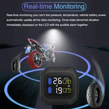 Motorcycle M3 Bike Bicycle Tire Pressure Display Monitoring Alarm System TPMS Tire Pressure Monitoring System Motor
Motorcycle M3 Bike Bicycle Tire Pressure Display Monitoring Alarm System TPMS Tire Pressure Monitoring System Motor