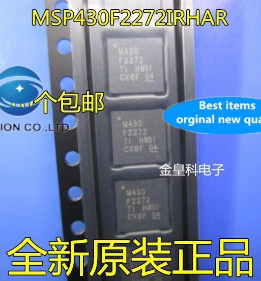 10PCS VQFN40 MSP430F2272IRHAR M430F2272 micro controller in stock 100% new and original
10PCS VQFN40 MSP430F2272IRHAR M430F2272 micro controller in stock 100% new and original