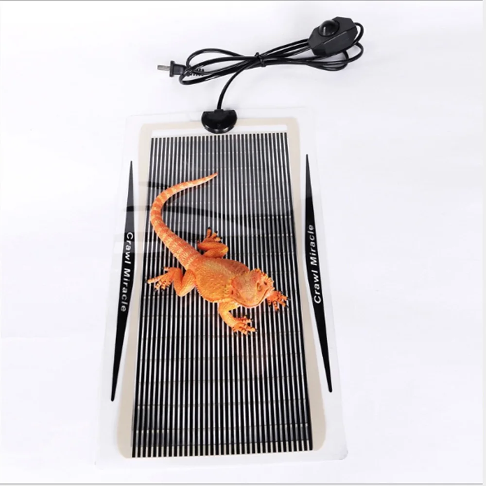Terrarium Reptile Heat Mat Climbing Pet Heating Warm Pad Adjustable Temperature Controller Incubator Mat for Turtle Snake Lizard
Terrarium Reptile Heat Mat Climbing Pet Heating Warm Pad Adjustable Temperature Controller Incubator Mat for Turtle Snake Lizard