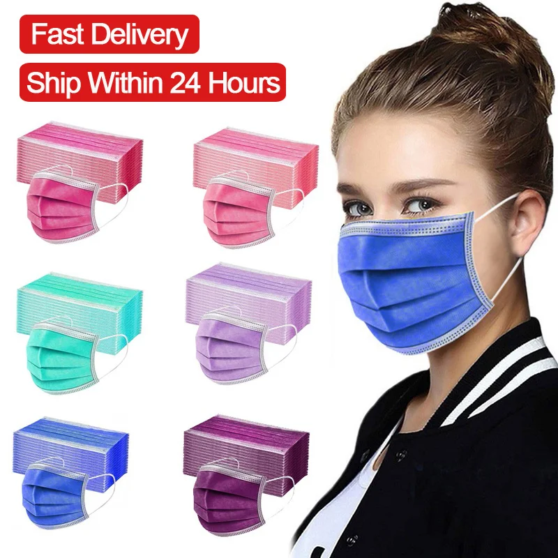 10-50pcs Disposable Non-woven 3-layer Filter Mask Purple Blue Green Mouth Face Mask Bandage Adult Breathable Multicolor Mask
10-50pcs Disposable Non-woven 3-layer Filter Mask Purple Blue Green Mouth Face Mask Bandage Adult Breathable Multicolor Mask