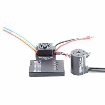 OCDAY 3650 3900KV Brushless Waterproof Motor with 60A Electronic Speed Controller Programmer Card kit for 1/8 1/10 RC Car Truck
OCDAY 3650 3900KV Brushless Waterproof Motor with 60A Electronic Speed Controller Programmer Card kit for 1/8 1/10 RC Car Truck