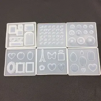 6 Pcs/set Crystal Epoxy Pendant Mold DIY Diamond Digital Letter Button Silicone Mould Manual Decorative Ornaments
6 Pcs/set Crystal Epoxy Pendant Mold DIY Diamond Digital Letter Button Silicone Mould Manual Decorative Ornaments