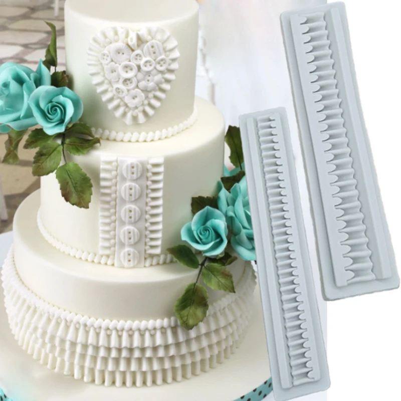 Ruffle Molds Fondant Cake Decorating Tools Silicone Molds Sugarcrafts Chocolate Baking Tools for Cakes Gumpaste Fimo
Ruffle Molds Fondant Cake Decorating Tools Silicone Molds Sugarcrafts Chocolate Baking Tools for Cakes Gumpaste Fimo