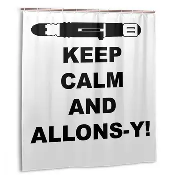 CHARM HOME Keep Calm And Allonsy Plastic Shower Curtain 66x72 In Customized Bathroom Decorative Waterproof Polyester
CHARM HOME Keep Calm And Allonsy Plastic Shower Curtain 66x72 In Customized Bathroom Decorative Waterproof Polyester