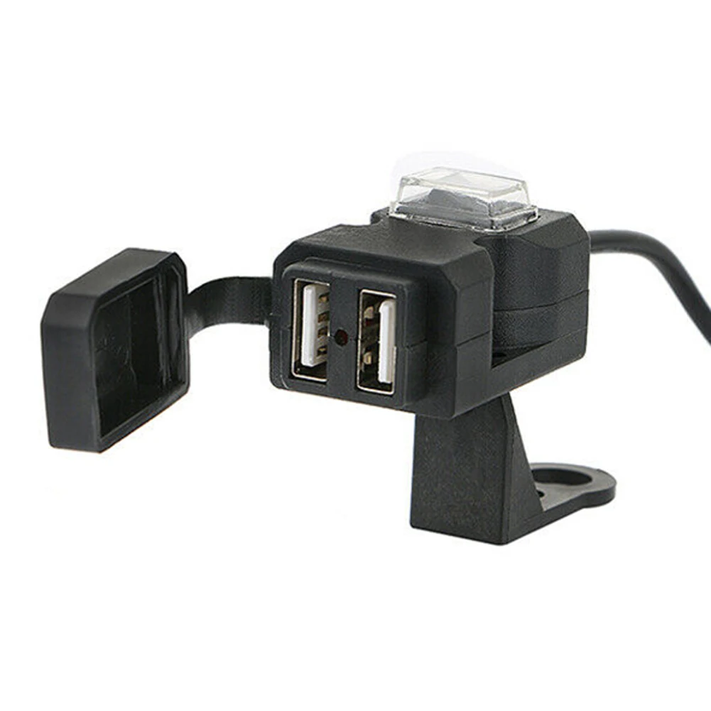 Cable Portable Adapter USB Charger Black Waterproof Easy Install Socket Electronic Motorcycle Universal Dual Jack 12V
Cable Portable Adapter USB Charger Black Waterproof Easy Install Socket Electronic Motorcycle Universal Dual Jack 12V