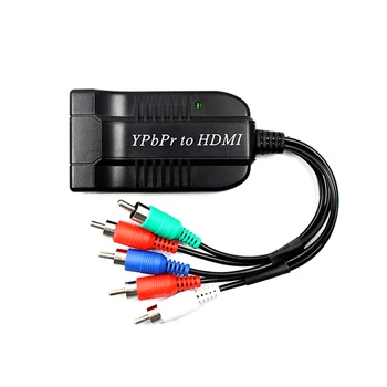 Component to HDMI Converter 5RCA RGB YPbPr to HDMI Supports 1080P Video o Converter Adapter for DVD
Component to HDMI Converter 5RCA RGB YPbPr to HDMI Supports 1080P Video o Converter Adapter for DVD