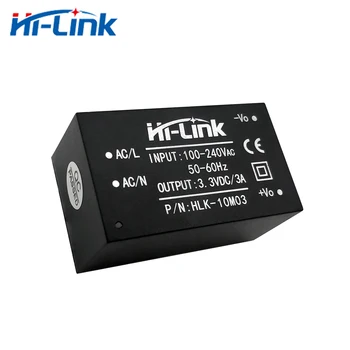 Free Shipping 2pcs 3.3V 3A 10W AC-DC Power Supply Module Hilink HLK-10M03 220V 110V
Free Shipping 2pcs 3.3V 3A 10W AC-DC Power Supply Module Hilink HLK-10M03 220V 110V