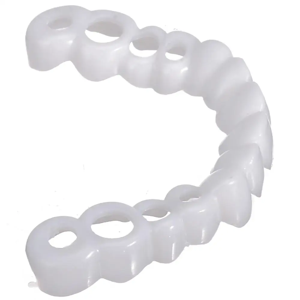 Durable Teeth Whitening Fake Tooth Cover Snap On Silicone Simulation Tooth Lower White Teeth Brace with Box Oral Hygiene
Durable Teeth Whitening Fake Tooth Cover Snap On Silicone Simulation Tooth Lower White Teeth Brace with Box Oral Hygiene
