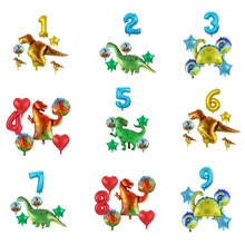 6pcs/lot Big Dinosaur Foil Balloons 32inch Number Ballon Kids Boy Girl 1st Birthday Party supplies Decor Animal Air Globos
6pcs/lot Big Dinosaur Foil Balloons 32inch Number Ballon Kids Boy Girl 1st Birthday Party supplies Decor Animal Air Globos