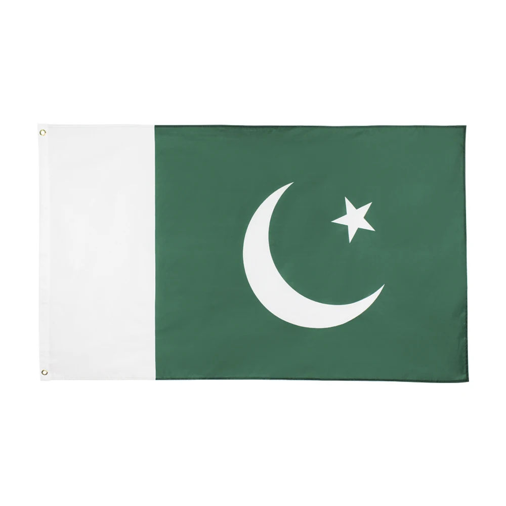 Pakistani Islamic Republic Custom Flag 3x5ft Flying Banner 100D Polyester Advertising Sports Decoration Car Grommets
Pakistani Islamic Republic Custom Flag 3x5ft Flying Banner 100D Polyester Advertising Sports Decoration Car Grommets