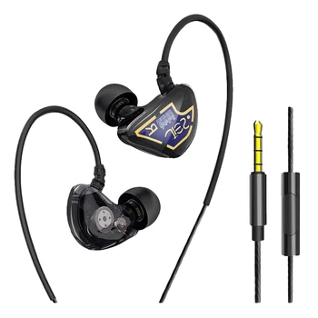 HiFi Game Headset Dual-Core-Drive Unit Wire Control Stereo Subwoofer Noise Reduction Headphone Speakers 3.5mm Earphone
HiFi Game Headset Dual-Core-Drive Unit Wire Control Stereo Subwoofer Noise Reduction Headphone Speakers 3.5mm Earphone