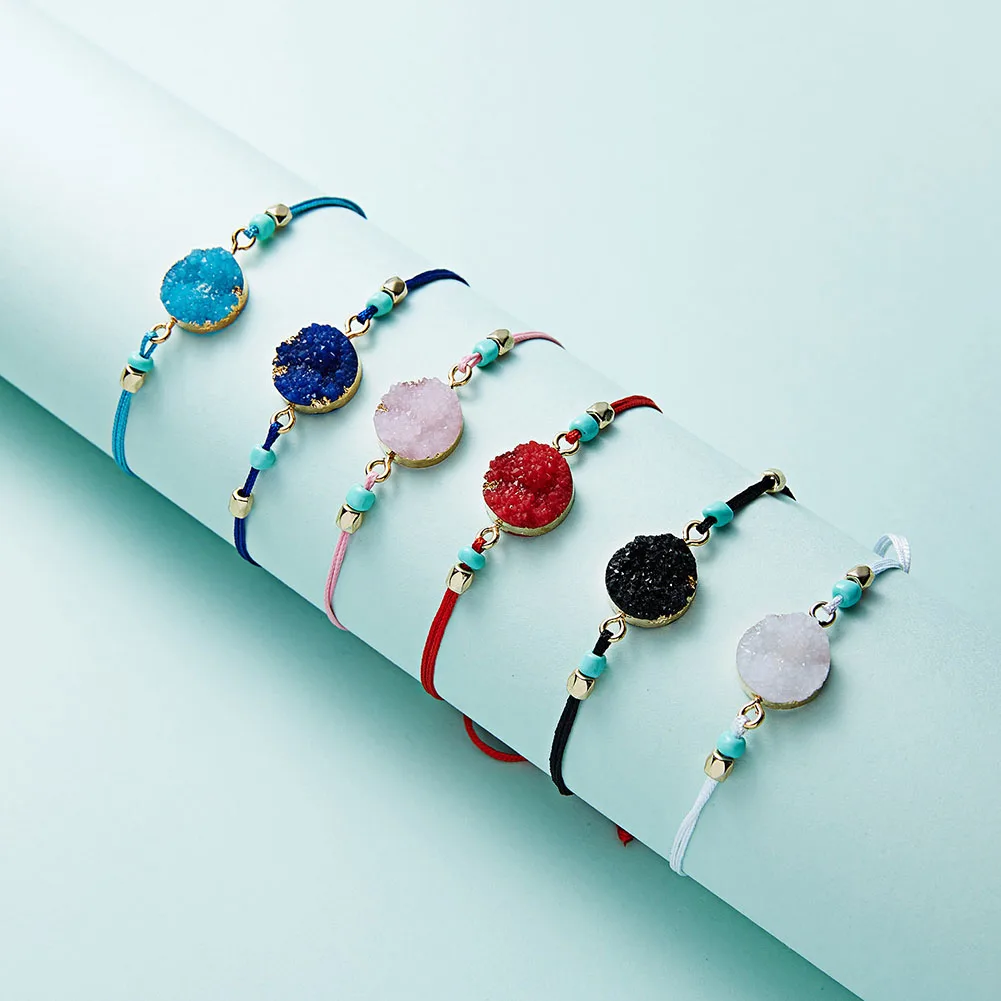 Make a Wish Colorful Natural Stone Woven Paper Card Bracelet Adjustable Lucky Red String Bracelets Femme Fashion Jewelry
Make a Wish Colorful Natural Stone Woven Paper Card Bracelet Adjustable Lucky Red String Bracelets Femme Fashion Jewelry