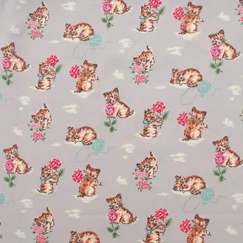 1 yard Cotton Canva Fabric for sewing, pathwork, bag, curtain, hadmaking- Cat and flower (width=140cm,0.51mm,395g) 
1 yard Cotton Canva Fabric for sewing, pathwork, bag, curtain, hadmaking- Cat and flower (width=140cm,0.51mm,395g)