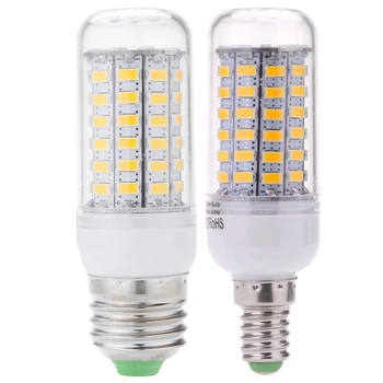 

2 Pcs 5730 SMD 69 LED Corn Light Energy Saving Lamp 360 Degree Warm White 200 - 240V, E27 5W & E14 10W