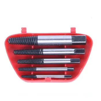 5pcs Useful Broken Head Bolt Screw Extractor Screw Extractor Drill Bits Speed Out Tools Guide Broken Damaged Bolt Remover
5pcs Useful Broken Head Bolt Screw Extractor Screw Extractor Drill Bits Speed Out Tools Guide Broken Damaged Bolt Remover