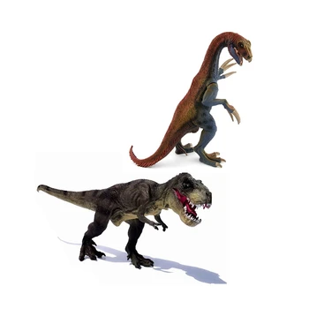 Jurassic Tyrannosaurus Rex Dinosaur Model & Hot Jurassic Tyrannosaurus Pterosaur Carnotaurus Dinosaurs Models Plastic