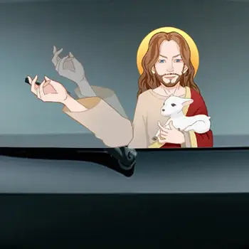 Easter Jesus Shepherd Wiper Sticker Removeable Wiper Sticker Rear Windshield Wiper Sticker Car Sticker
Easter Jesus Shepherd Wiper Sticker Removeable Wiper Sticker Rear Windshield Wiper Sticker Car Sticker