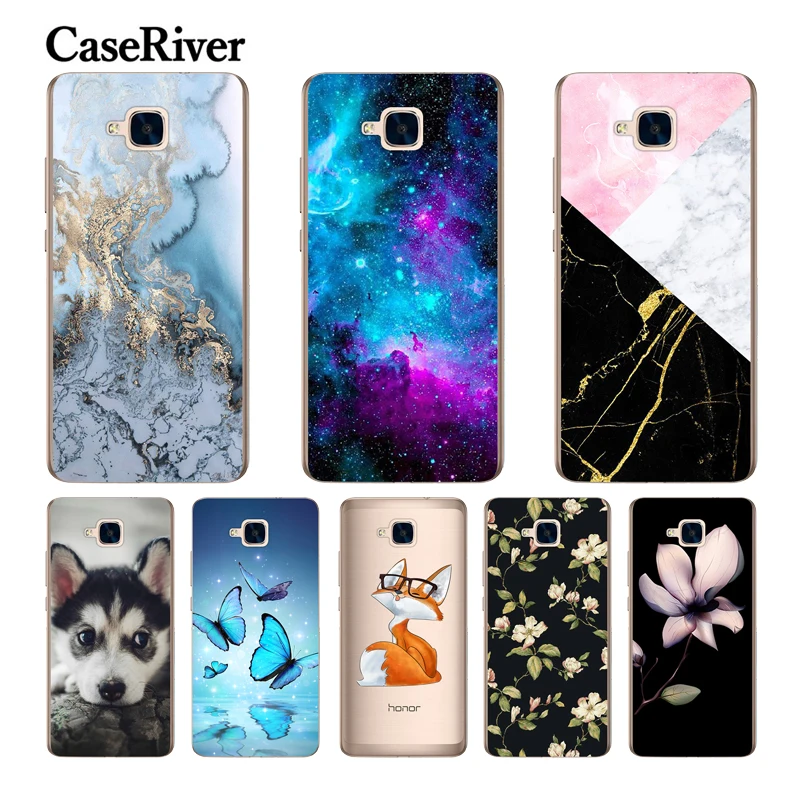 Чехол CaseRiver из мягкого силикона (русская версия) для Huawei Honor 5C чехол без отпечатков