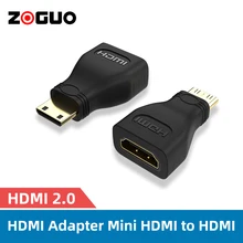 

Mini HDMI-compatible Connector Adapter 1080P Female to Male Converter Extender 4K HD HDMI Extension For HDTV Laptop Monitor