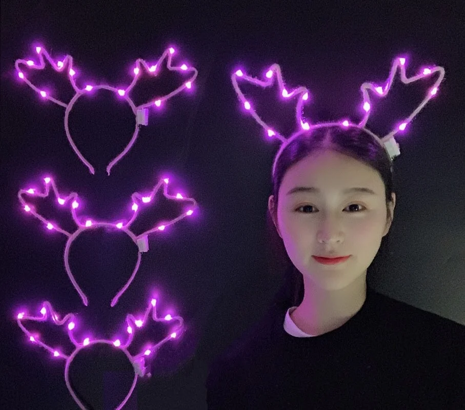24pcs LED Lights Glowing Antlers Headband Bachelor Party Gift Masquerade Cosplay Birthday Christmas navidad
24pcs LED Lights Glowing Antlers Headband Bachelor Party Gift Masquerade Cosplay Birthday Christmas navidad